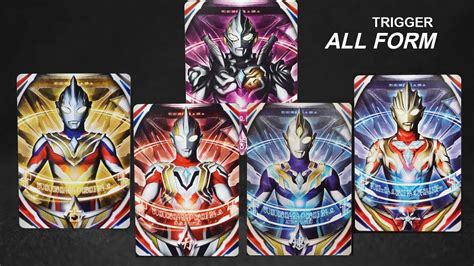 Ultraman Trigger All Form Fusion Cards Ultra Replica Orb Ring Youtube