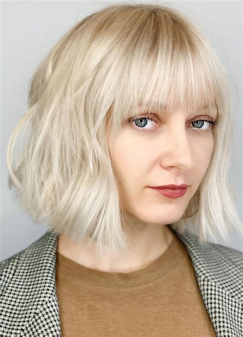 Blunt Bob With Fringe 1 I Take You Wedding Readings Wedding Ideas