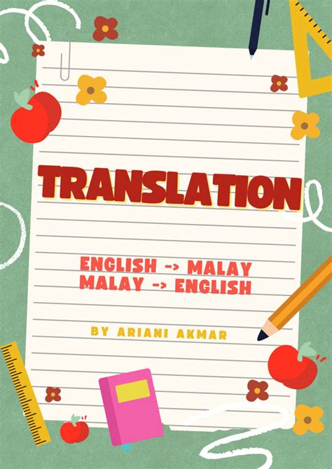 Translate English To Malay And Vice Versa By Ariani Fiverr