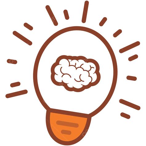 Brain Bulb Vector