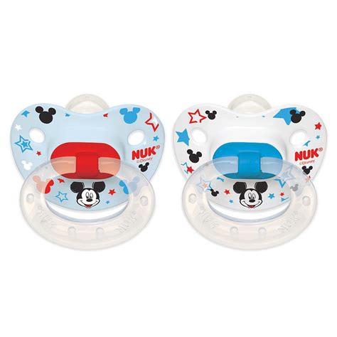 Nuk Disney Orthodontic Months Silicone Pacifier Pack Mickey