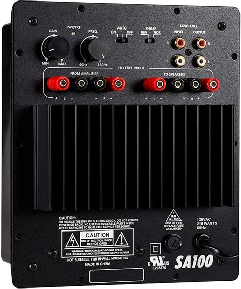 Dayton Audio Sa W Subwoofer Plate Amplifier Reverb