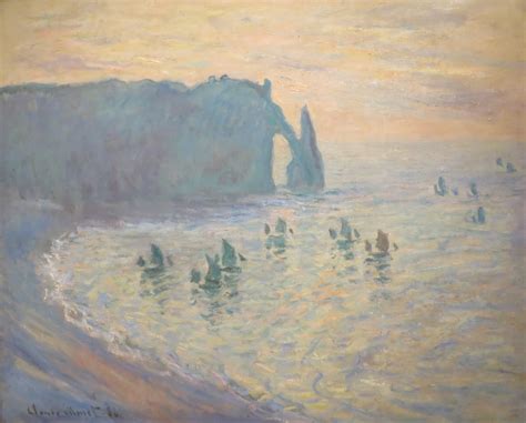 The Cliffs At Étretat Claude Monet Artwork On Useum