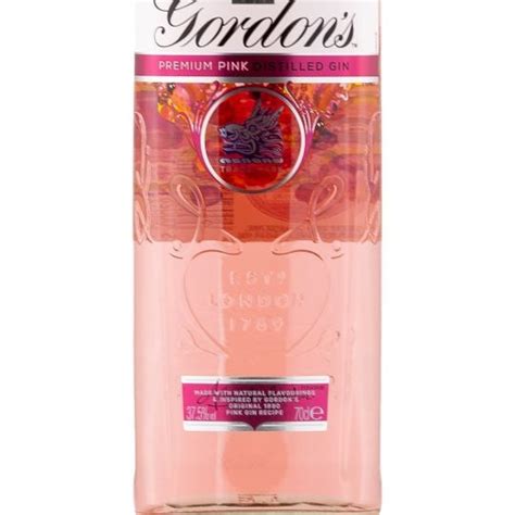 Personalised Gordons Pink Gin Engraved Bottle Engravedrinks