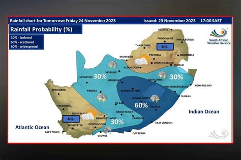 South Africa Weather Forecast For Friday November Swisher Post