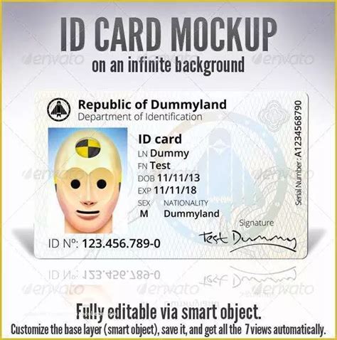 Free Fake Id Templates Online Of Free Printable Licenses and Id Cards ...