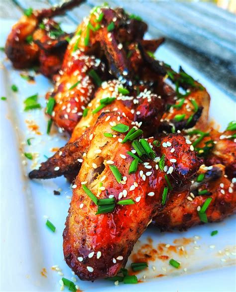 Rotisserie Wings With Apricot Bbq Sauce Kalofagas Ca