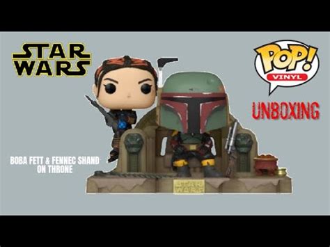 Boba Fett Fennec Shand On Throne Funko Pop Vinyl Movie Moment Star