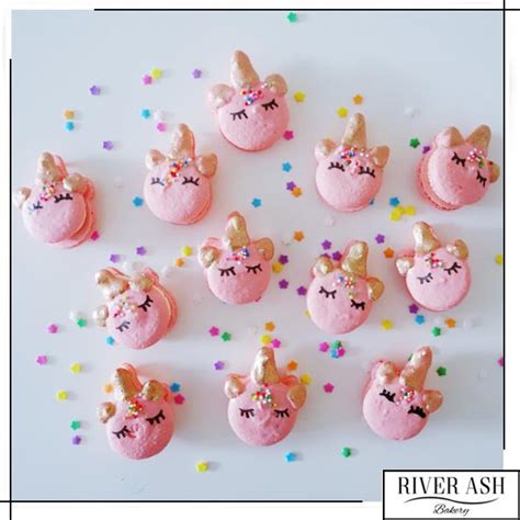 Cute Unicorn Macarons Singapore Unicorn Desserts Singapore River Ash Bakery