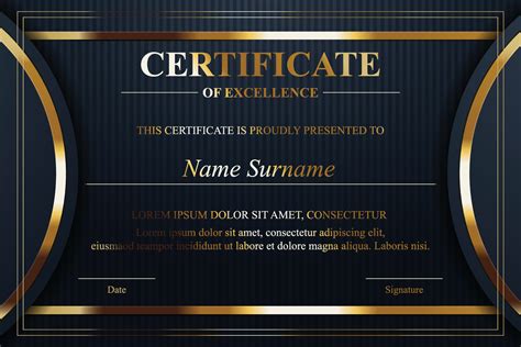 Creative Certificate of Appreciation Award Template 5319874 Vector Art ...