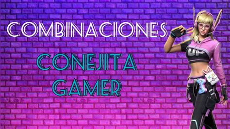 Combinaciones Con El Set Conejita Gamer Free Fire Youtube