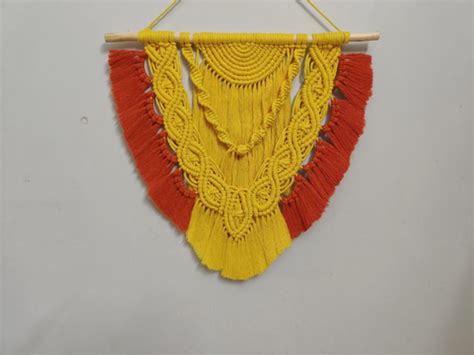 Hand Crafted Boho Cotton Macram Wall Hanging