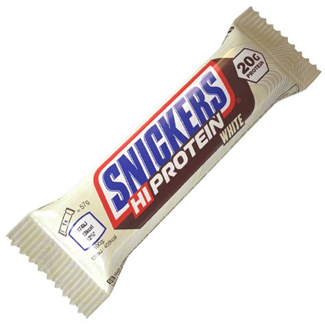 Snickers Hi-Protein White Bar 57 g. med 20 g. protein