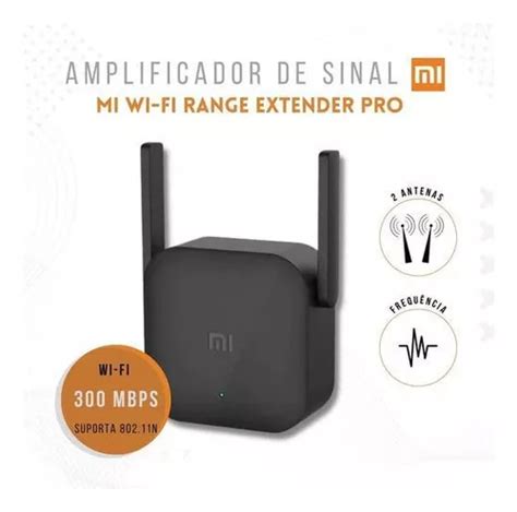 Amplificador inalámbrico de 300 mbps con 2 antenas Xiaomi Pro