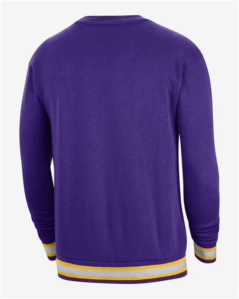 Los Angeles Lakers Courtside Mens Nike Nba Fleece Sweatshirt