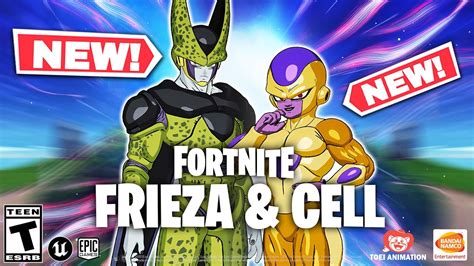 New Official Frieza Cell X Fortnite Dragon Ball Super X Fortnite