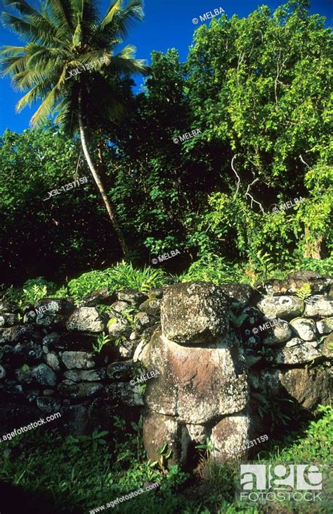 Marae Paeke Taipivai Nuku Hiva Marquesas Islands French Polynesian