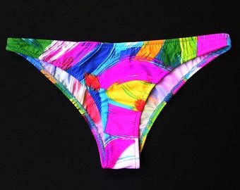 Brazilian Bikini Bottom In Miro Zebra Print In S M L XL Etsy