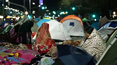 Acampe En La De Julio Los Piqueteros Volver N A Pasar La Noche