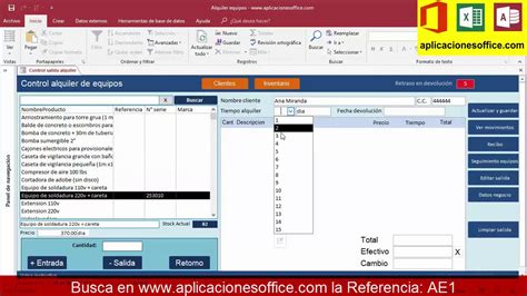 Alquiler De Equipos Control Y Gestión Ae1 Youtube