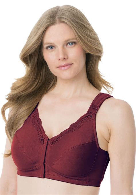 Front Hook Wireless Posture Support And Soft Cup Cotton Bra By Comfort