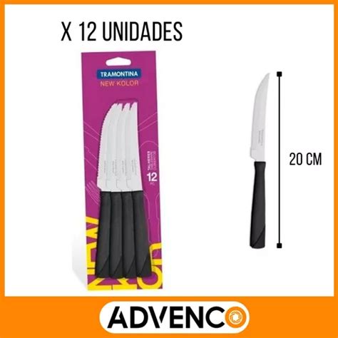 Cuchillo Tramontina New Color X Unidades Varios Colores En Venta En