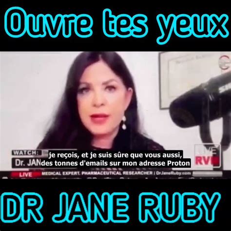 Schaeffer Marlyse On Twitter Dr Jane Ruby Est Une Professionnelle