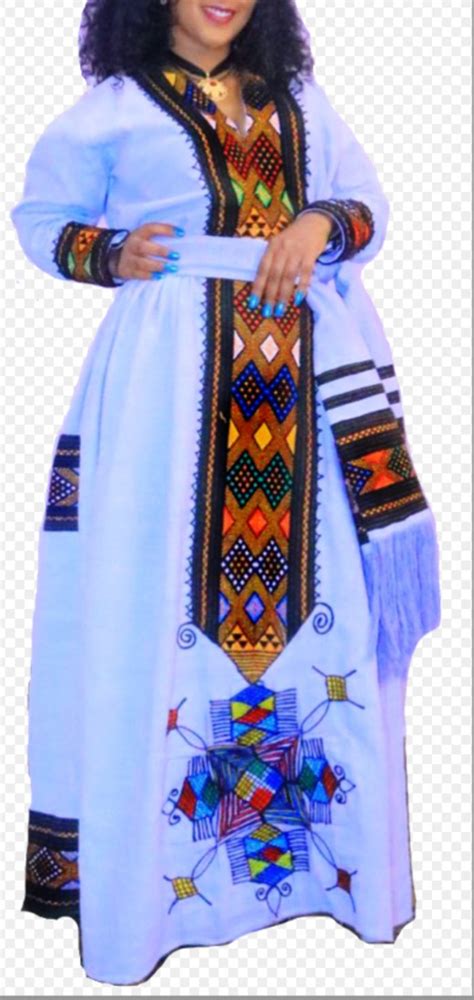 Ethiopian Traditional Dress Wollo Raya Etsy