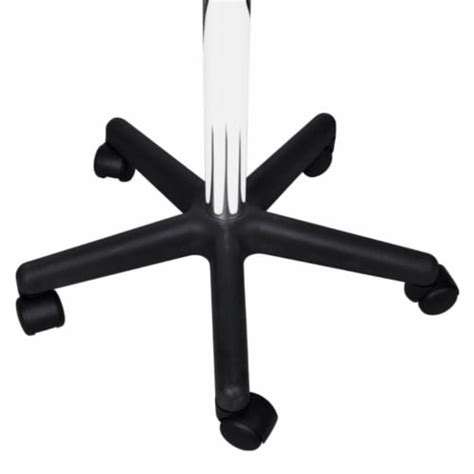 Office Stool Black Faux Leather, 1 unit - Kroger