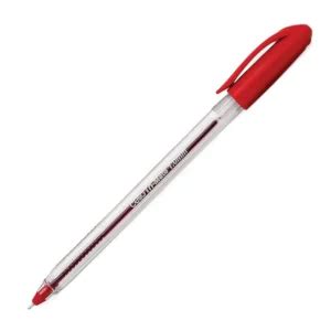 Bic Cello Tri Mate Ballpoint Pen Medium 1 0mm Red Box 50