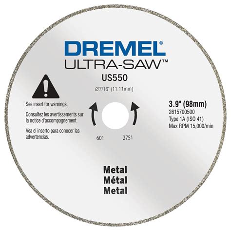 Dremel 3.9 in. Metal Cutting Wheel-US550 - The Home Depot