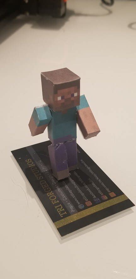 Minecraft Steve Statue — Tri Forged Studios