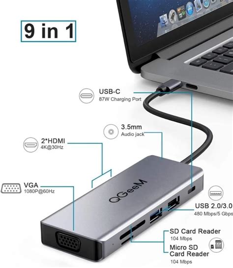 Hub Adaptador Usb C Para Macbook Pro Air M Devotoelectronics