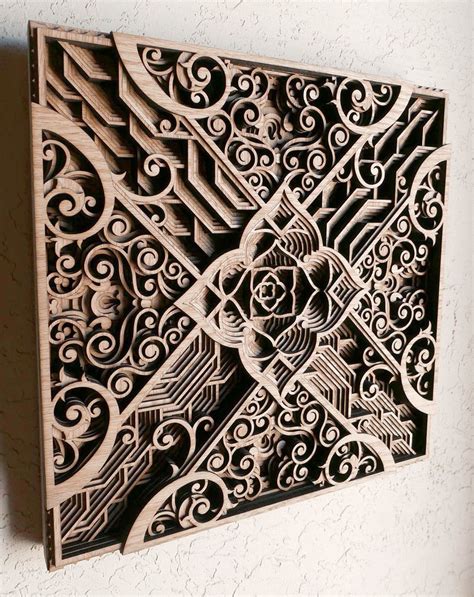 Laser Cut Wood Relief Sculptures By Gabriel Schama Colossal Relief