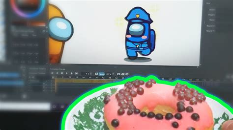 Among Us Animation Vs Real Life Donut YouTube