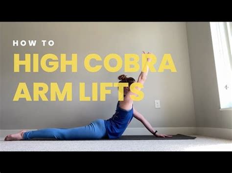 How To High Cobra Arm Lifts Youtube