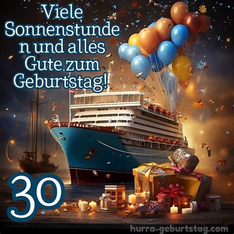 Bild Geburtstag Mann Schiff Hurra Geburtstag