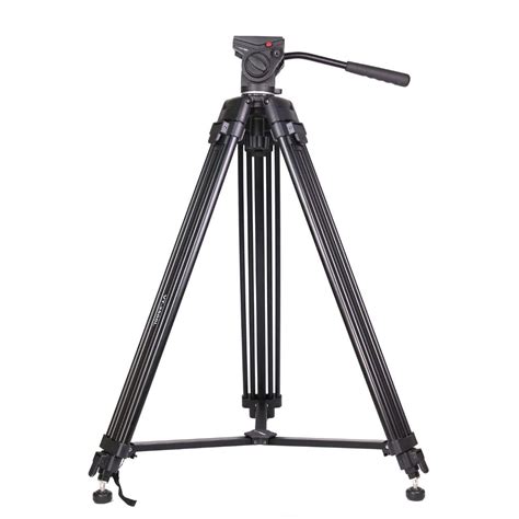 Kingjoy VT 2500 Heavy Duty Aluminum Tripod 3 Section 61in 7 1lbs With