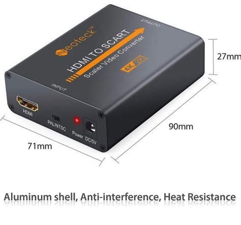 Neoteck Aluminum K Hdmi To Scart Converter Ntk Computers