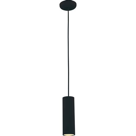 Pl125 Led Pendant Mount Cylinder Black Or White Quantalight