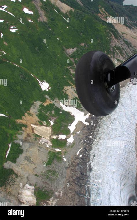 Aerial Photography Of Glacier Bay Alaska Stock Photo Alamy