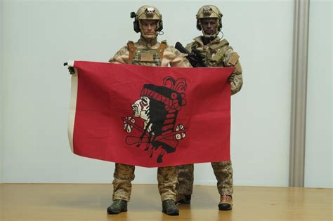 Zero Point One Six Seven Custom 16th Scale Devgru Red Squadron Team Flag