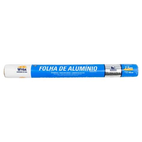 Folha De Alum Nio Em Rolo Wyda Cm X M