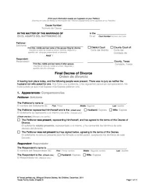 Orden De Divorcio Fill Online Printable Fillable Blank PdfFiller