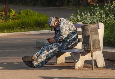 Security Guard Bench Sleeps Free Photo On Pixabay