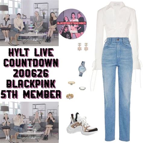 Blackpink 5th Member Outfits On Instagram Hylt Live Countdown