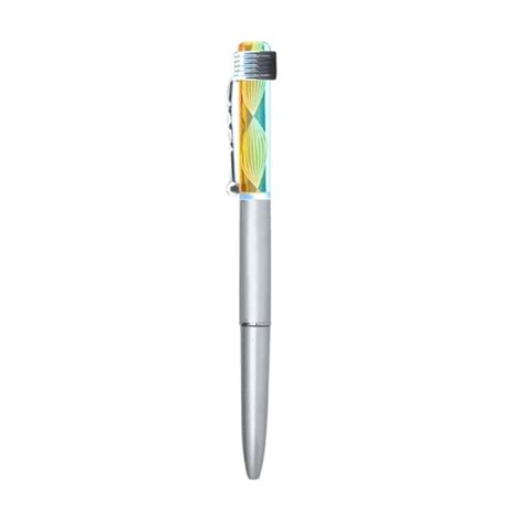 Led Lighted Logo Pen With Multicolor Or Blue Lights Item 301