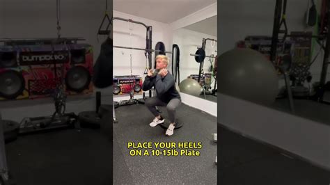 Heel Elevated Goblet Squat Shorts Youtube