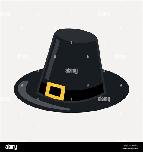 Pilgrim Hat Clipart Apparel Illustration Vector Stock Vector Image