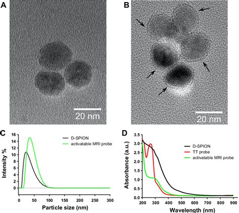 Characterization Of Activatable Mri Probes Tem Images Were Acquired